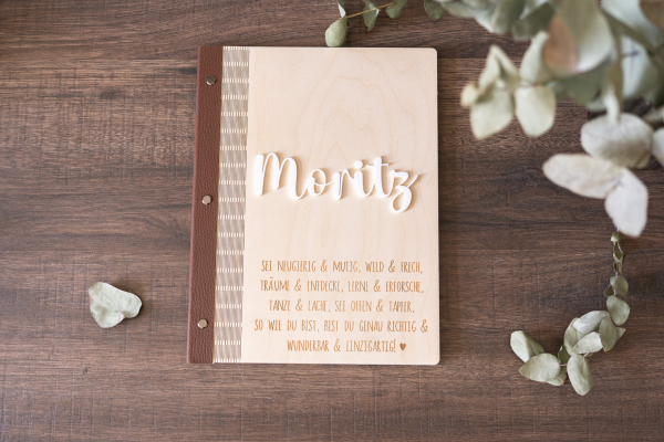 Zeugnismappe mit Personalisierung